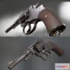 1187312 - PBR Game 3D Model - Nagant Revolver 1941