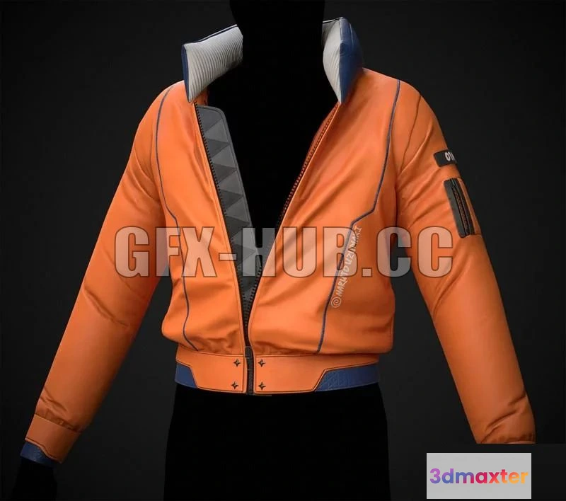 1187334 - PBR Game 3D Model - Naruto Jacket