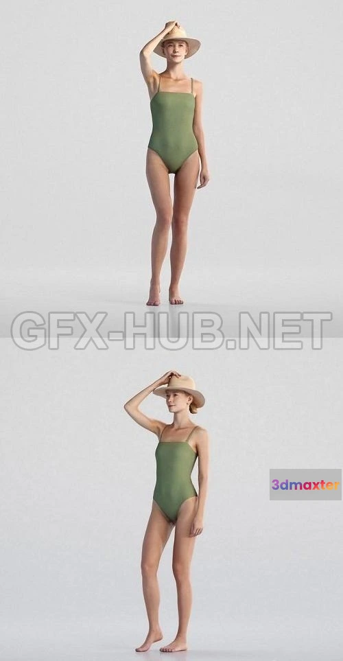 1187340 - PBR Game 3D Model - Natalia 1036