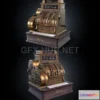 1187344 - PBR Game 3D Model - National Cash Register