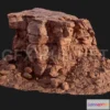 1187348 - PBR Game 3D Model - Nature Rock 01