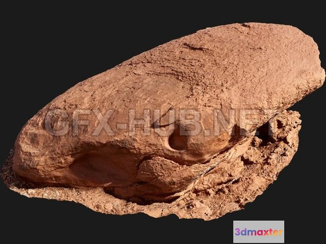 1187350 - PBR Game 3D Model - Nature Rock 02