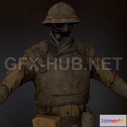 1187366 - PBR Game 3D Model - NCR Trooper