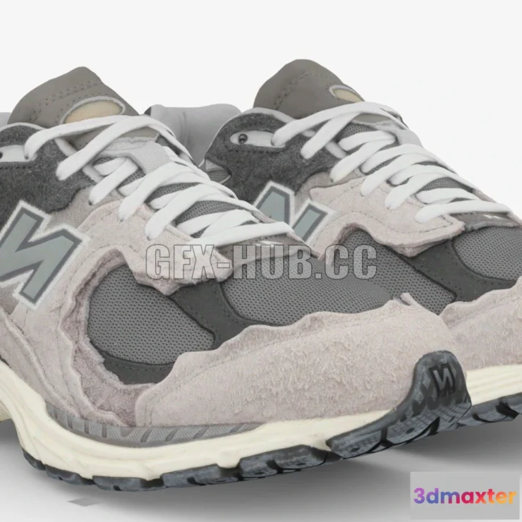1187376 - PBR Game 3D Model - New Balance 2002R Protection Pack