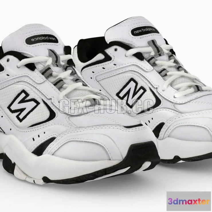 1187378 - PBR Game 3D Model - New Balance 452 NB Sneaker