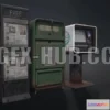 1187386 - PBR Game 3D Model - Newspaper boxes