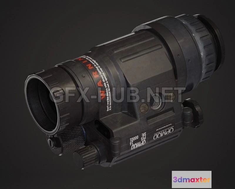 1187392 - PBR Game 3D Model - Night Vision Monocular