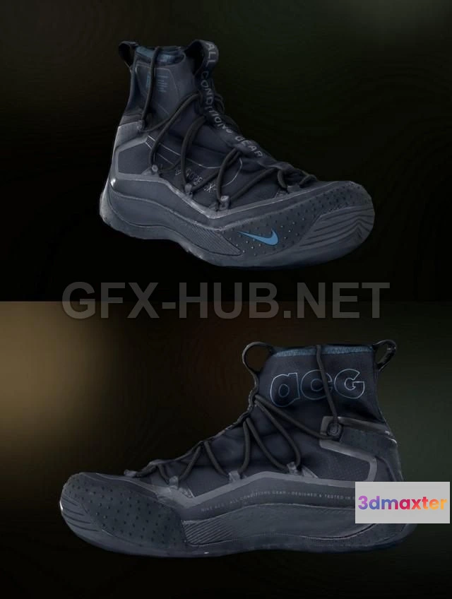 1187394 - PBR Game 3D Model - NIKE ACG AIR