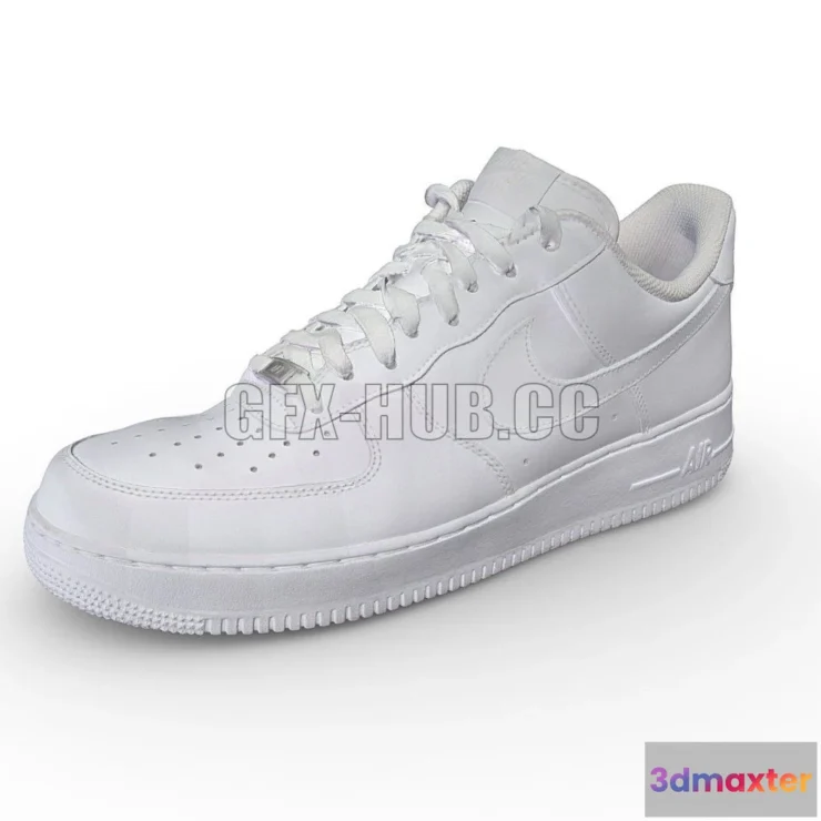 1187398 - PBR Game 3D Model - Nike Air Force 1