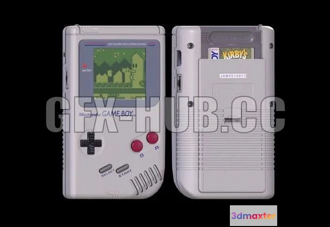 1187418 - PBR Game 3D Model - Nintendo Gameboy