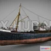 1187440 - PBR Game 3D Model - North Sea Trawler