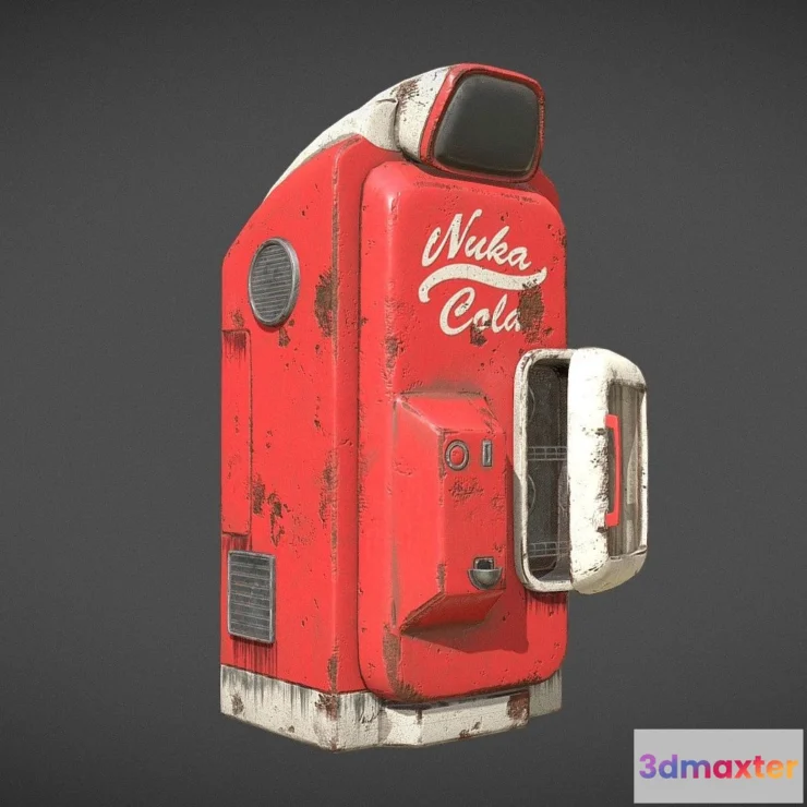 1187456 - PBR Game 3D Model - Nuka Cola Machine