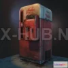 1187458 - PBR Game 3D Model - Nuka Cola Vending Machine PBR