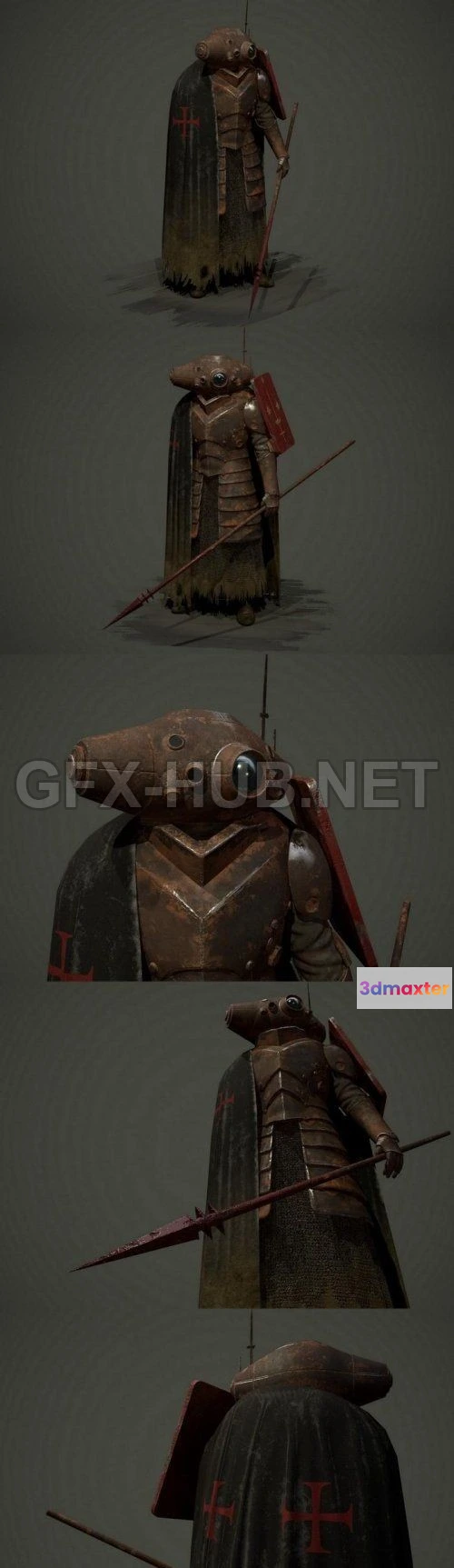 1187474 - PBR Game 3D Model - Observer