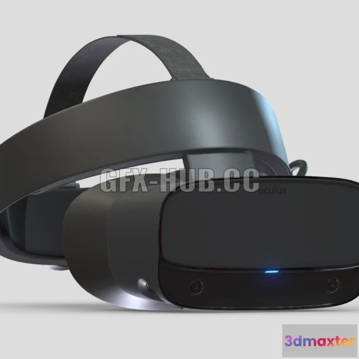 1187476 - PBR Game 3D Model - Oculus Rift S VR Headsets