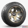 1187482 - PBR Game 3D Model - OFF ROAD WHEEL AND TIRE 2