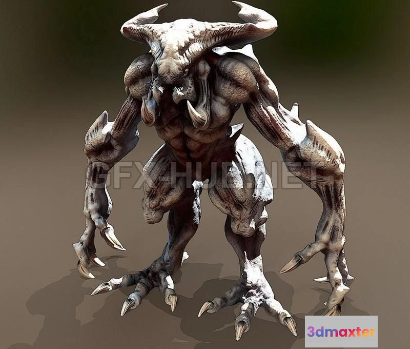 1187554 - PBR Game 3D Model - Old Demon