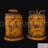 1187578 - PBR Game 3D Model - Old Gas Cylinder