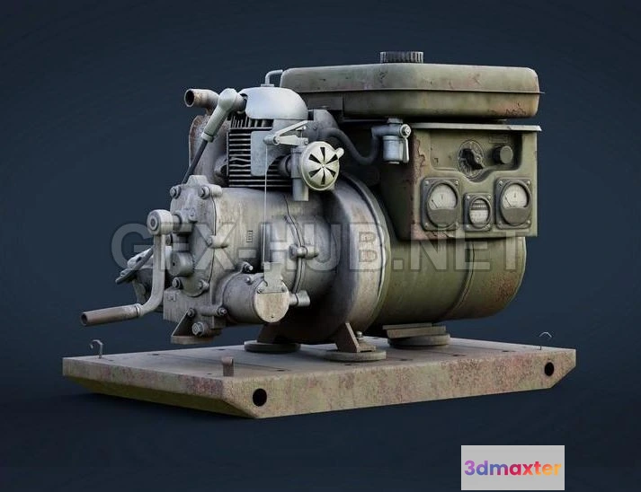 1187580 - PBR Game 3D Model - Old Generator