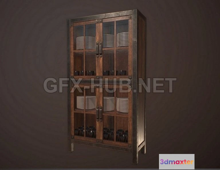 1187588 - PBR Game 3D Model - Old Hutch