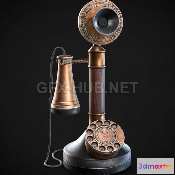 1187620 - PBR Game 3D Model - Old Phone