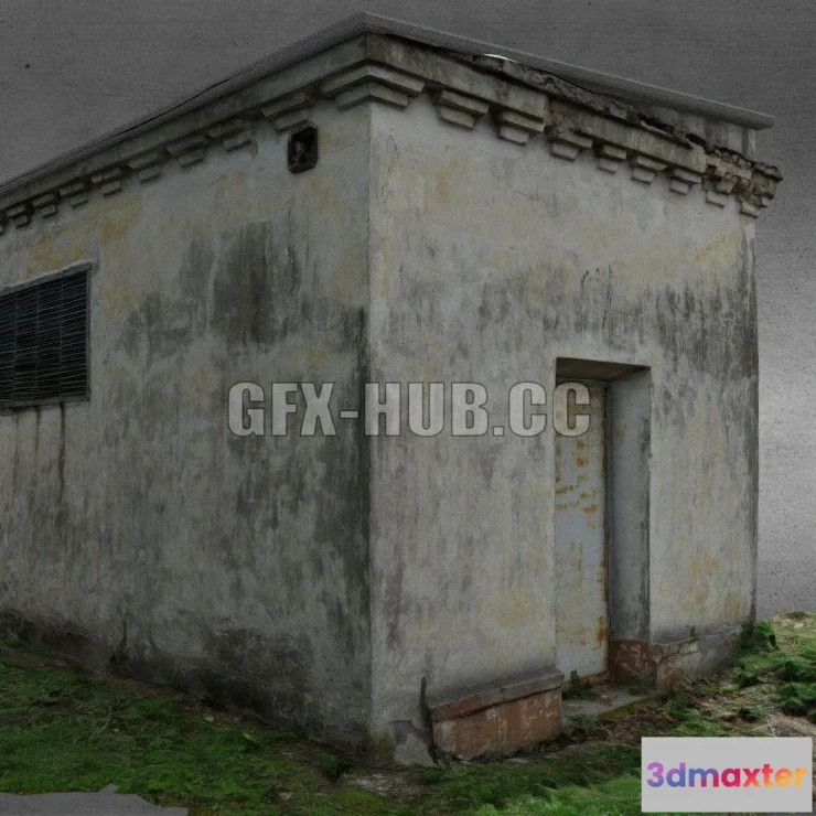 1187630 - PBR Game 3D Model - Old Power House