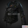 1187640 - PBR Game 3D Model - Old rock jacket