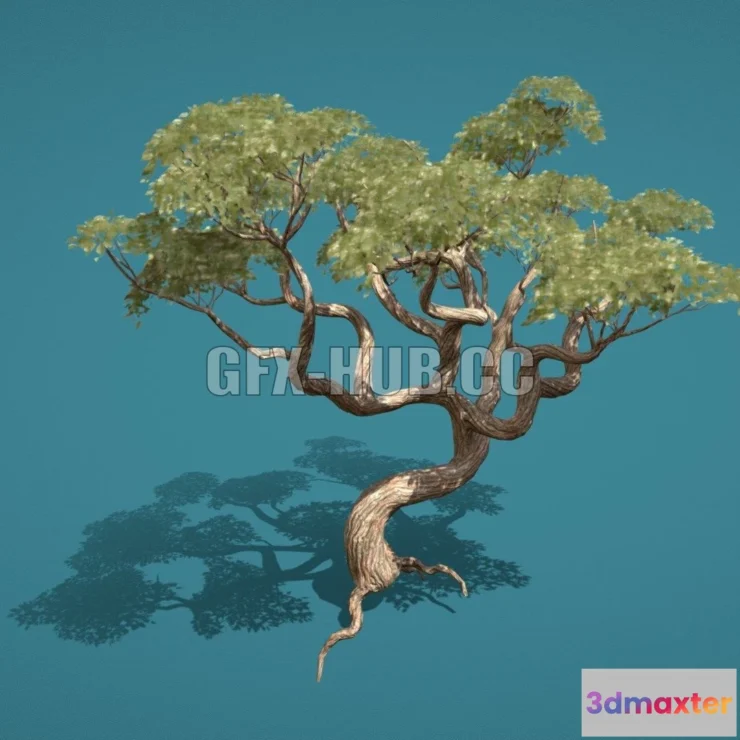1187682 - PBR Game 3D Model - Old Tree