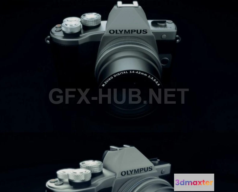 1187712 - PBR Game 3D Model - Olympus camera
