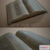 1187724 - PBR Game 3D Model - Open Book