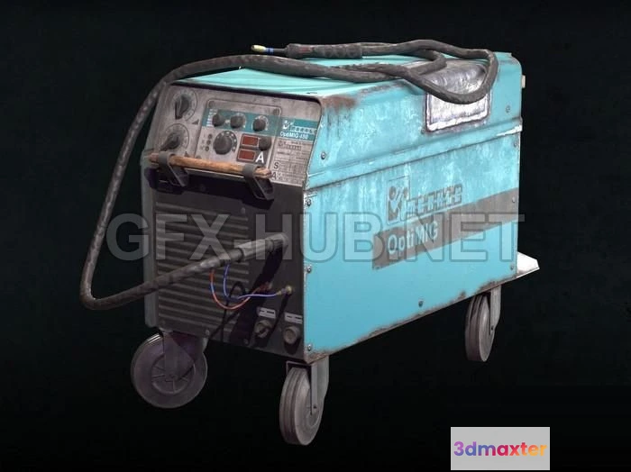 1187732 - PBR Game 3D Model - OptiWIG 450W - Welding machine