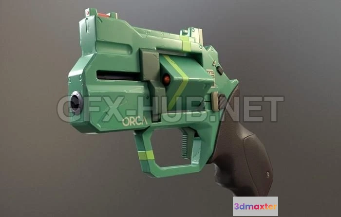 1187744 - PBR Game 3D Model - ORCA Revolver