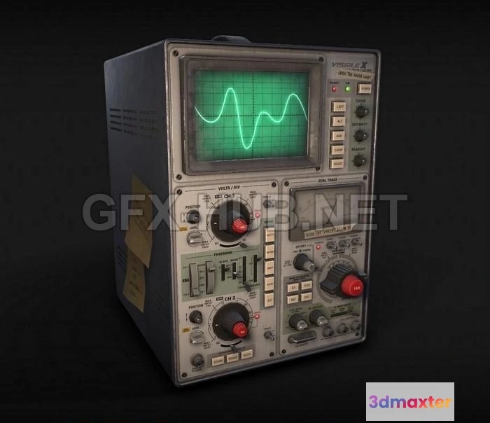 1187762 - PBR Game 3D Model - Oscilloscope PBR