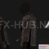 1187768 - PBR Game 3D Model - Oskars Leather Jacket