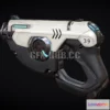 1187778 - PBR Game 3D Model - Overwatch Tracer Pistol