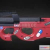 1187790 - PBR Game 3D Model - P90 Akira Anime themed