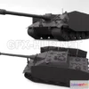 1187820 - PBR Game 3D Model - Panther Tank Destroyer