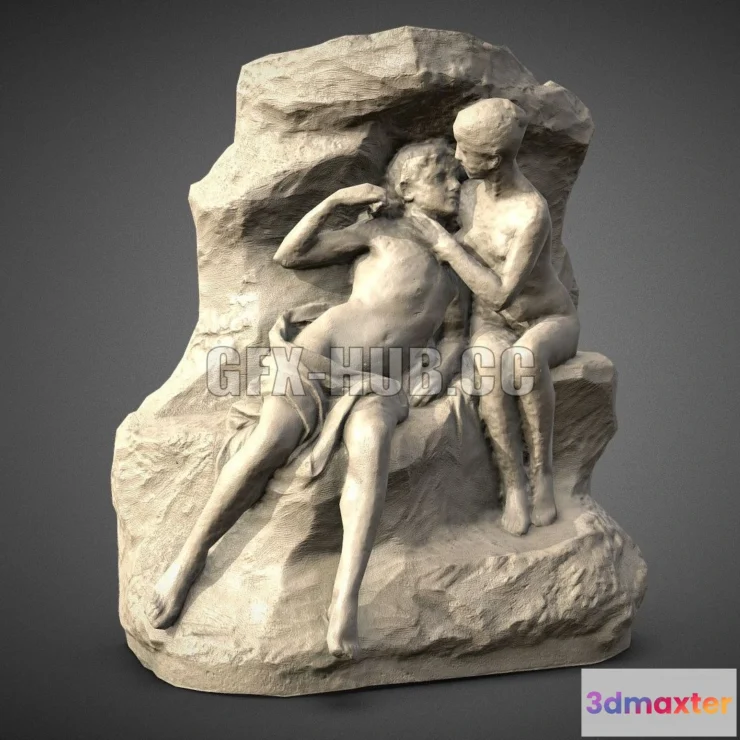 1187836 - PBR Game 3D Model - Parc Classical Sculpture