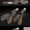 1187880 - PBR Game 3D Model - PBR M1911 Compact