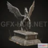 1187888 - PBR Game 3D Model - Pegasus statue