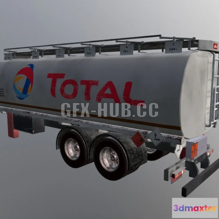 1187908 - PBR Game 3D Model - Petrol Tanker