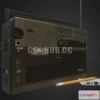 1187922 - PBR Game 3D Model - Philips 374 Radio-Recorder