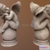 1187926 - PBR Game 3D Model - Photogrammetry - Angel Statue