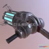 1187940 - PBR Game 3D Model - Physgun ZPEFM Supercharged Gravity Gun