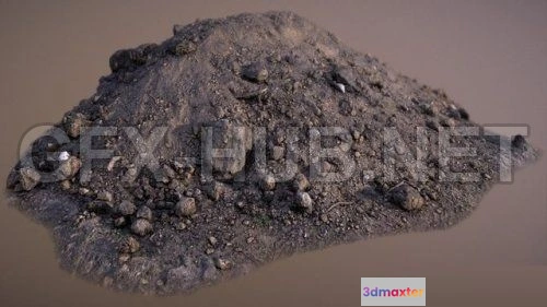 1187952 - PBR Game 3D Model - Pile Of Clay