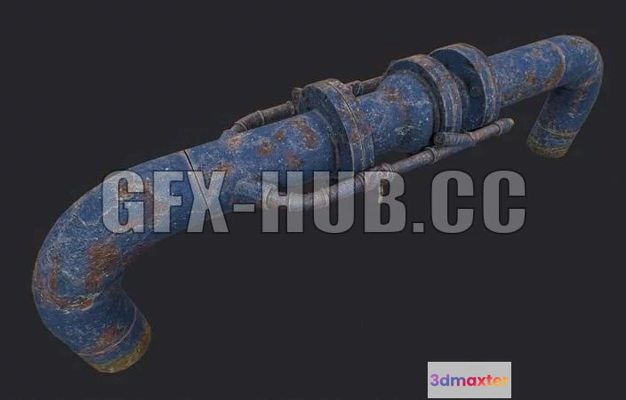 1187990 - PBR Game 3D Model - Pipe Game PropAsset