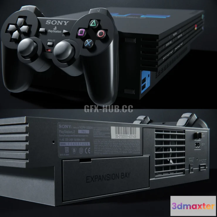1188028 - PBR Game 3D Model - PlayStation 2