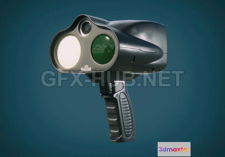 1188048 - PBR Game 3D Model - Police Speed Radar