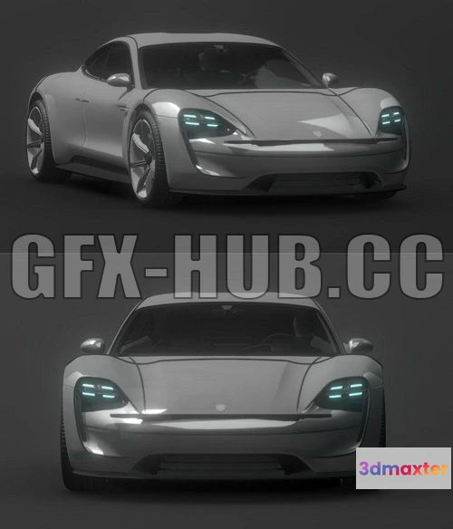 1188062 - PBR Game 3D Model - Porsche Taycan