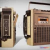 1188066 - PBR Game 3D Model - Portable FM Radio
